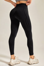 Black Athletic Leggings Slim Fit High Waisted for Women