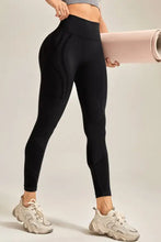 Black Athletic Leggings Slim Fit High Waisted for Women Woman Leggings