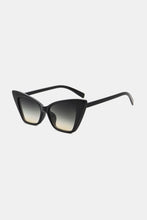 Black Cat Eye Sunglasses with Gradient Lenses UV400 Protection