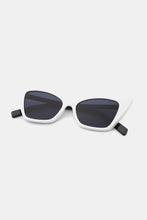 Black Cat Eye Sunglasses with Gradient Lenses UV400 Protection White One Size