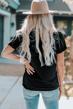 Black Cowboy Graphic T-Shirt for Women