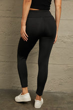 Black Distressed High-Waist Leggings for Women
