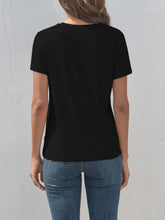 Black Dragonfly Design Short Sleeve T-Shirt for Women