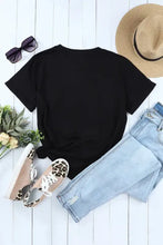 Black Floral Amen Graphic T Shirt for Women Woman T Shirts