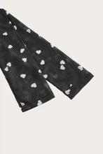 Black Heart Pattern Lace Bodysuit Long Sleeve Women’s Top Woman Bodysuits