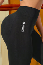 Black High-Waisted Athletic Leggings for Women