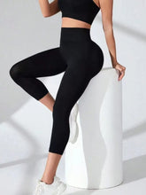 Black High-Waisted Athletic Leggings for Women