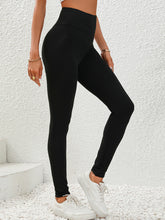 Black High Waisted Opaque Leggings for Women Black