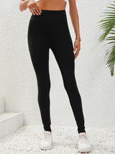 Black High Waisted Opaque Leggings for Women