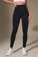 Black High-Waisted Stretch Leggings for Women Black