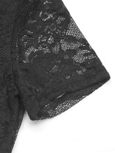 Black Lace Bodysuit with Moderate Stretch Woman Bodysuits