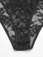 Black Lace Bodysuit with Moderate Stretch Woman Bodysuits