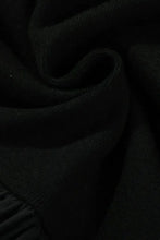 Black Long-Sleeved Peplum Top for Women Woman T Shirts