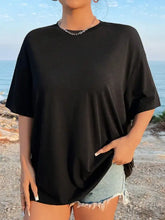 Black Oversized T-Shirt with In My Pirate Era Graphic Woman T Shirts