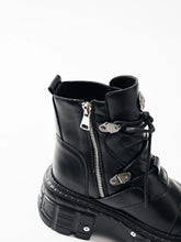 Black Platform Boots for Women