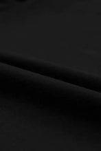 Black Puff Sleeve Cotton Blend Blouse Woman T Shirts