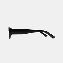 Black Rectangular UV400 Polycarbonate Sunglasses