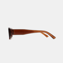 Black Rectangular UV400 Polycarbonate Sunglasses
