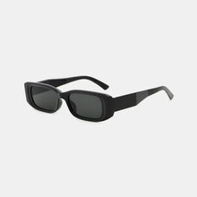 Black Rectangular UV400 Polycarbonate Sunglasses