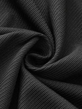 Black ribbed long sleeve crop top fabric texture