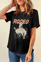 Black Rodeo Graphic T Shirt for Women
