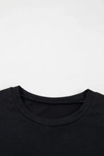 Black Sequin Stripe T-Shirt for Women Woman T Shirts