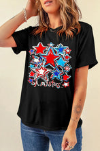 Black Star Graphic T-Shirt for Women