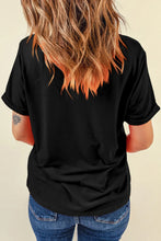 Black Turkey Graphic T-Shirt for Women