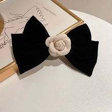 Rose Trim Bow Hair Clip Hair Jewelry