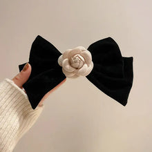 Rose Trim Bow Hair Clip Hair Jewelry
