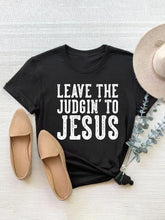 Black Women's Short Sleeve T-Shirt with Religious Text Black