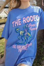 Blue Rodeo Graphic T-Shirt for Women in Cotton Blend