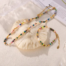 Bohemian Natural Stone Pearl Beaded Jewelry Set Fashion Jewelry