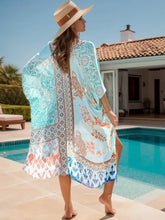 Bohemian Patchwork Kimono Beach Cover-Up for Women Swimwear Cover-Ups