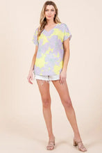 BOMBOM Floral Short Sleeve T-Shirt Woman T Shirts