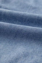 Bow Tie Long Sleeve Denim Top Woman Denim Tops