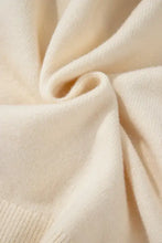 Bowknot Front V Neck Long Sleeve Sweater Woman Outerwear