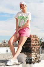 Brooklyn Graphic Round Neck T Shirt for Women