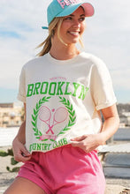 Brooklyn Graphic Round Neck T Shirt for Women