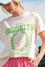 Brooklyn Graphic Round Neck T Shirt for Women Woman T Shirts