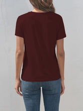 Burgundy Bunny Graphic T-Shirt for Women