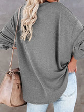 Burgundy Long Sleeve Button Up Shirt for Women with Oversized Fit Woman T Shirts