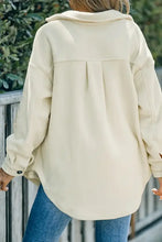 Damesjack met knopen, kraag en lange mouwen, buitenkleding