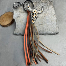 Bull Shape Fringe Key Chain Style A One Size Key Chain