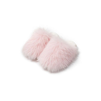 Round Toe Flats Slippers Pink Woman Slippers