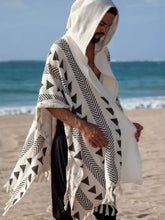 Men's Open Front Printed Cover-Up Mens Tops