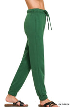Zenana Fleece Jogger Sweatpants With Pockets