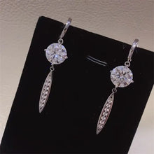 10 Carat Moissanite 925 Sterling Silver Earrings Earrings