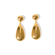 Stainless Steel Teardrop Dangle Earrings Fashion Jewelry