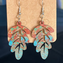 Wooden Dangle Earrings Style E One Size Earrings
